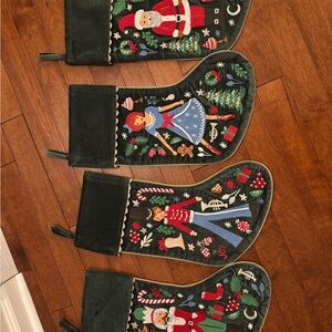 Festive Christmas Stockings Set